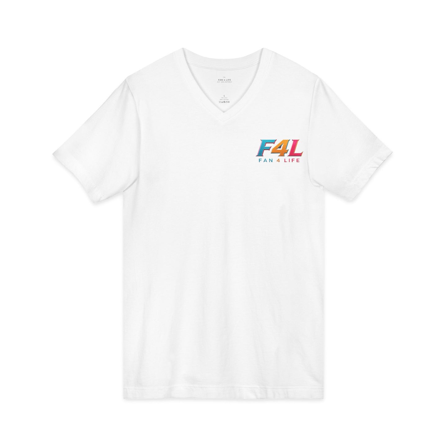 Unisex Jersey Short Sleeve V-Neck Tee