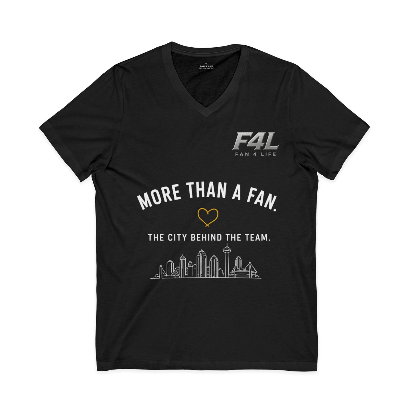 Copy of Unisex Jersey Short Sleeve V-Neck Tee