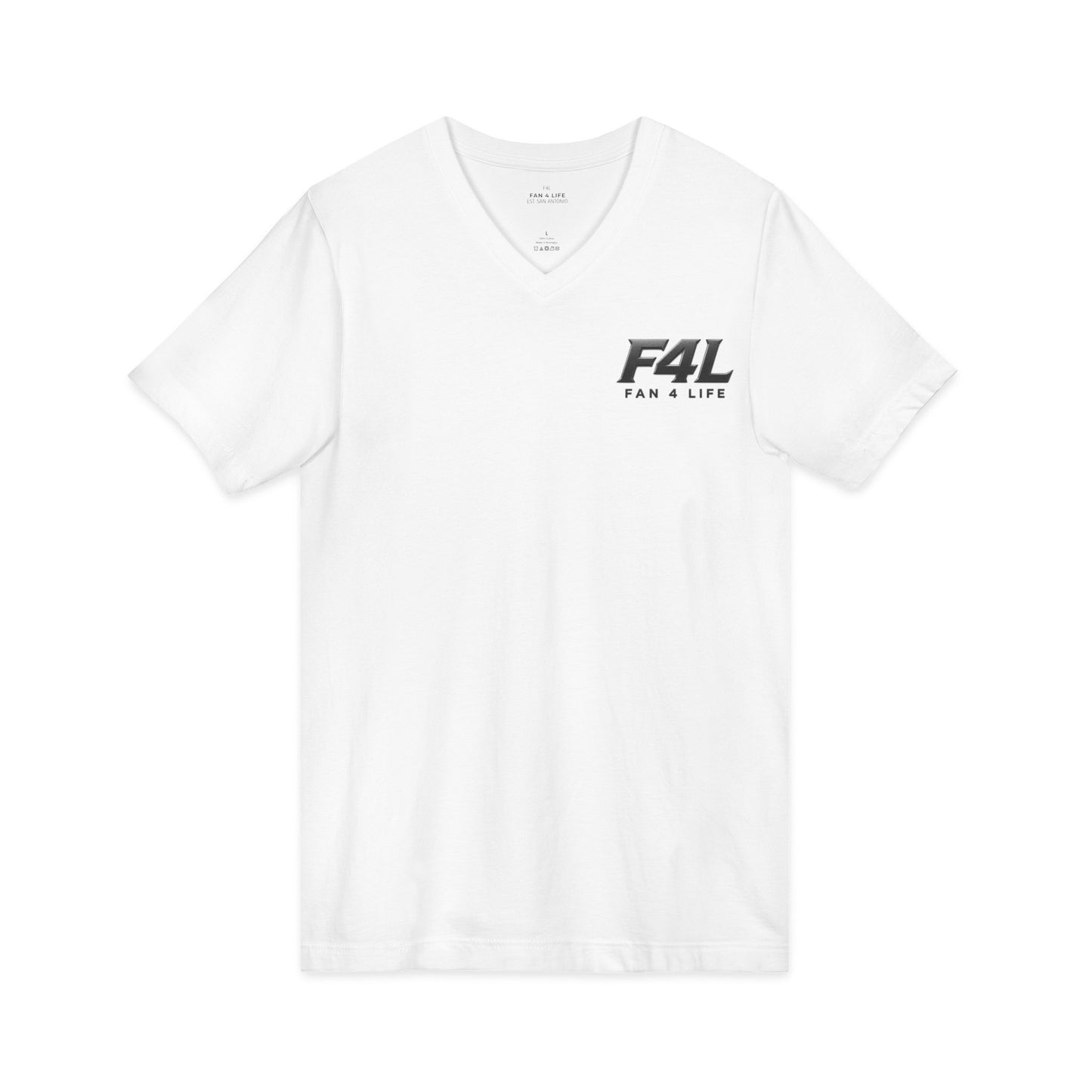 Unisex Jersey Short Sleeve V-Neck Tee