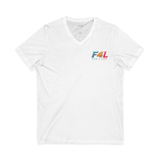Unisex Jersey Short Sleeve V-Neck Tee